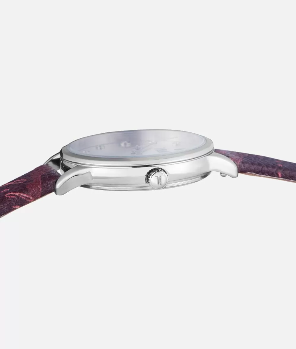 Alviero martini 1a classe Formentera Orologio con cinturino in pelle Geo Rouge Negozio