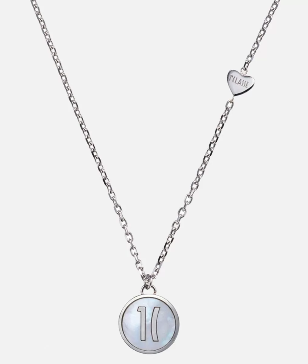 Alviero martini 1a classe Via Condotti girocollo con pendente in madreperla Argento Offerta speciale