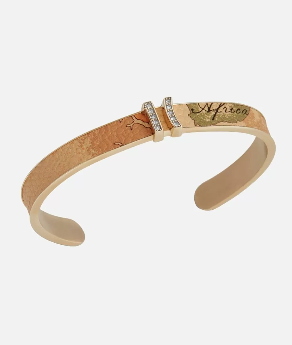 Alviero martini 1a classe Rodeo Drive bracciale rigido in argento bagnato Oro Giallo Offerta esclusiva