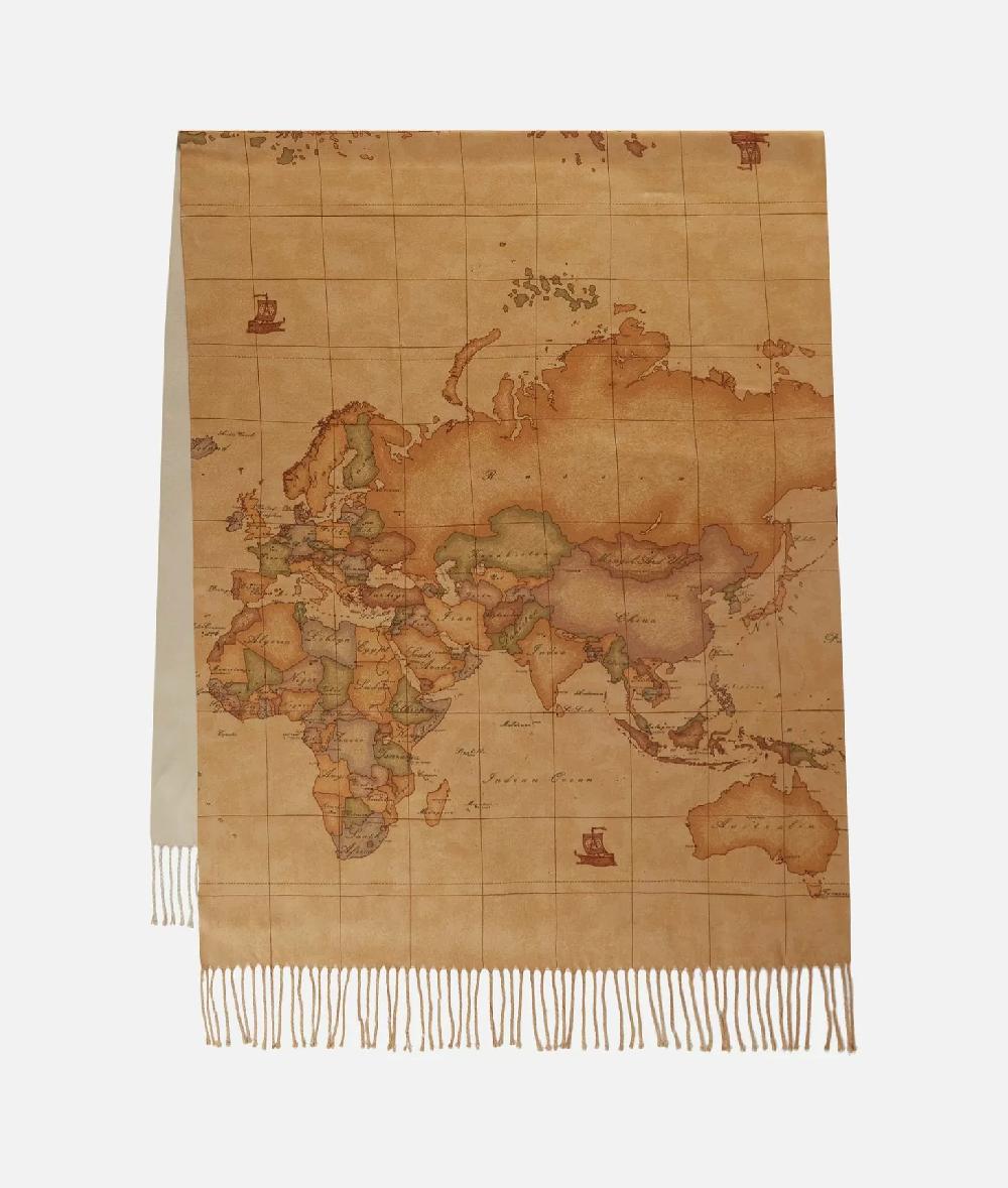 Alviero martini 1a classe Stola con frange 72x175 Geo Classic Fino al 50% di sconto