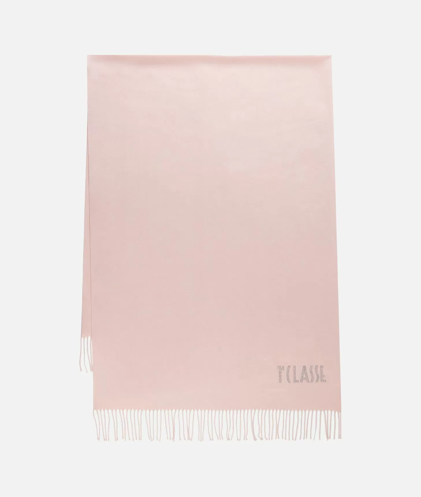 Alviero martini 1a classe Stola con logo in strass 72x175 Rosa Cipria Offerta speciale della fabbrica