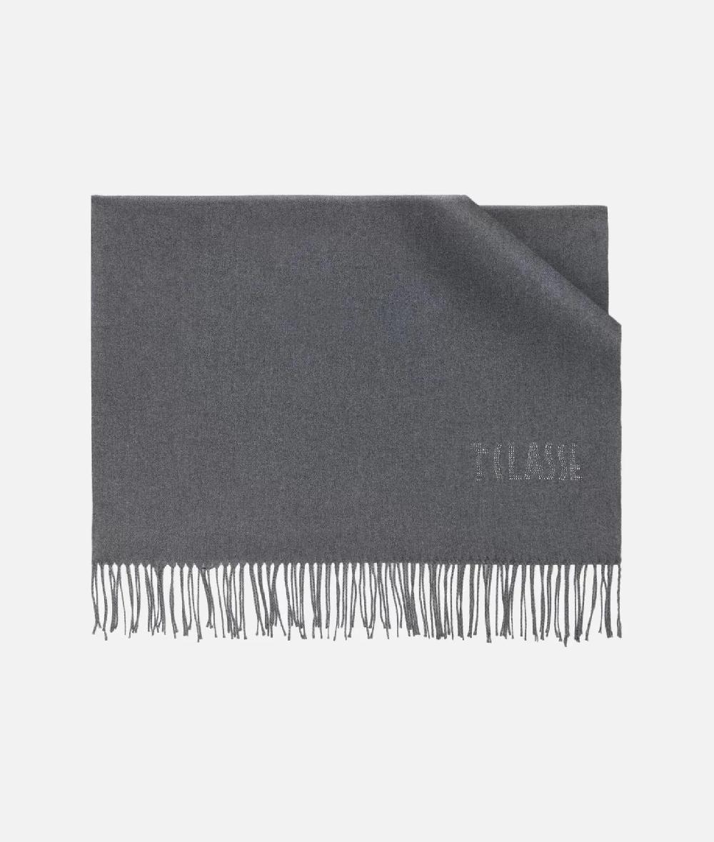 Alviero martini 1a classe Stola con logo in strass 72x175 Grigio Medio