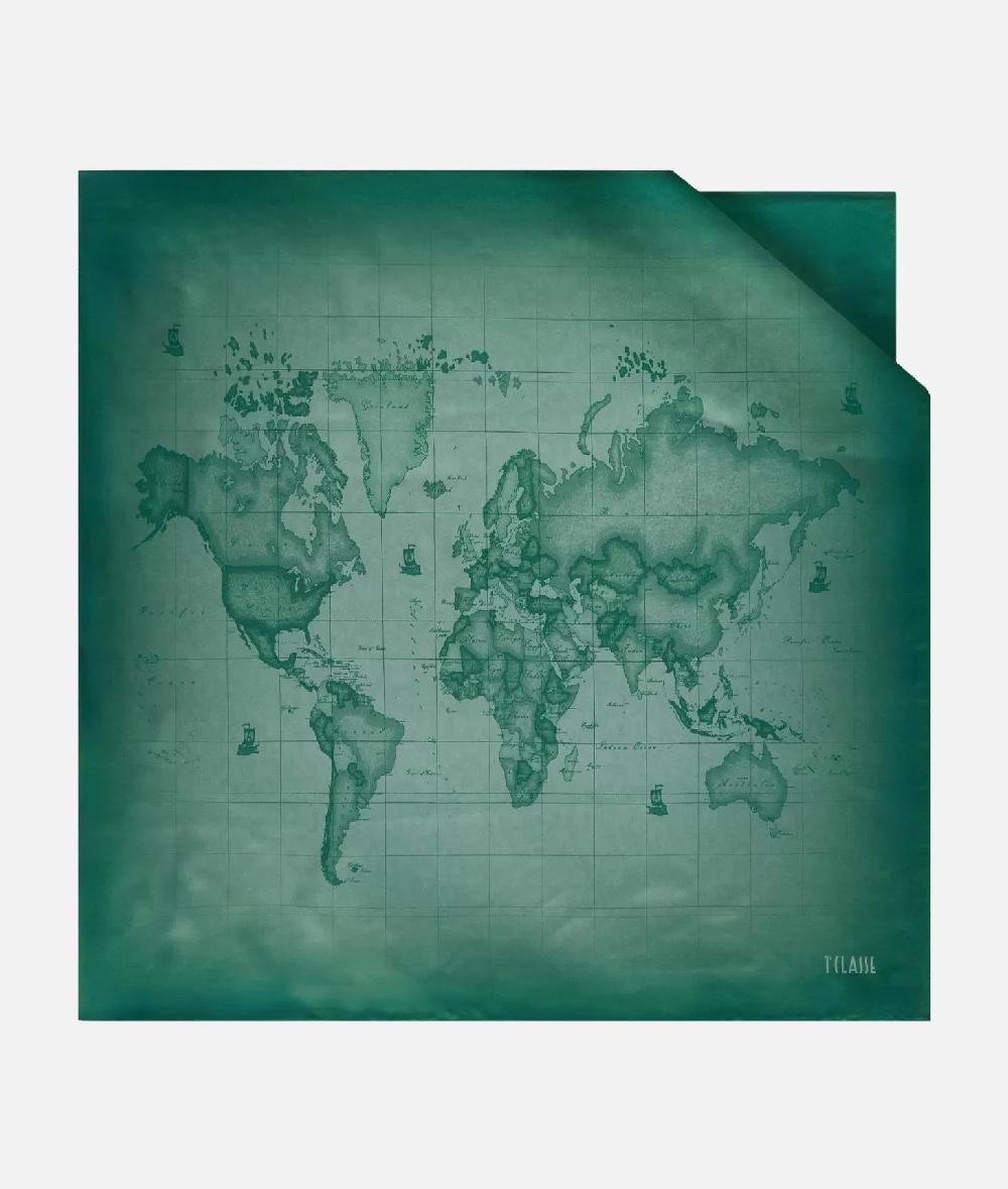 Alviero martini 1a classe Foulard Geo Sfumato 90x90 Giada