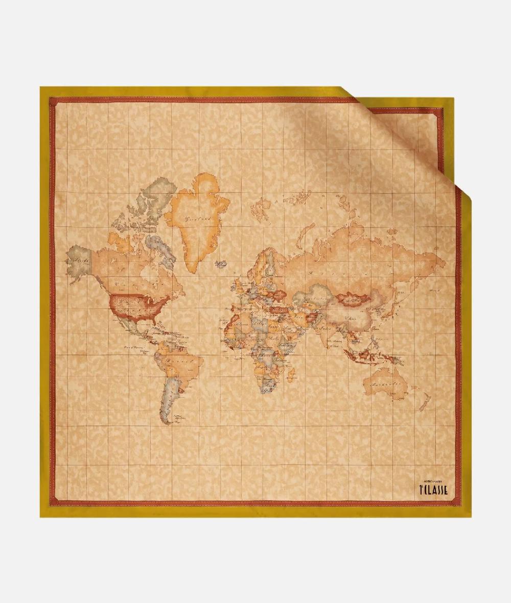 Alviero martini 1a classe Foulard Geo Classic 90x90 Olio Fino Al -60%