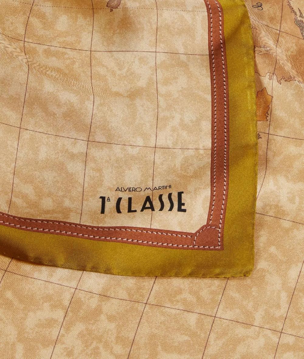 Alviero martini 1a classe Foulard Geo Classic 90x90 Olio Fino Al -60%