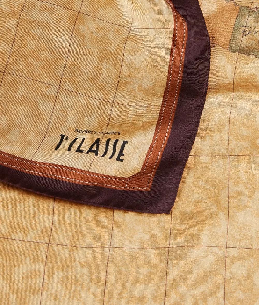 Alviero martini 1a classe Foulard Geo Classic 90x90 Burgundy Shopping Online