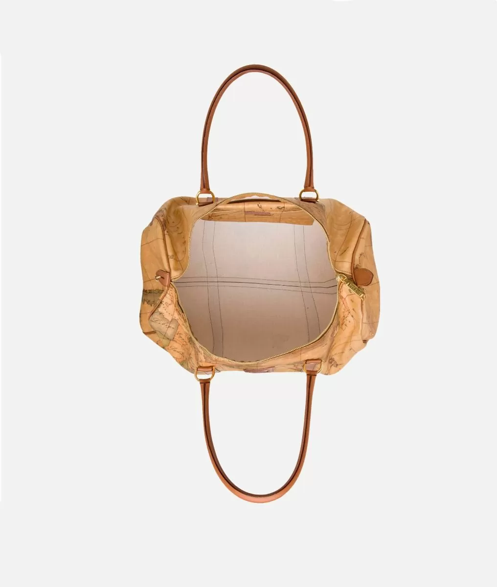 Alviero martini 1a classe Geo Classic Borsa da viaggio con zip Comprare a buon mercato