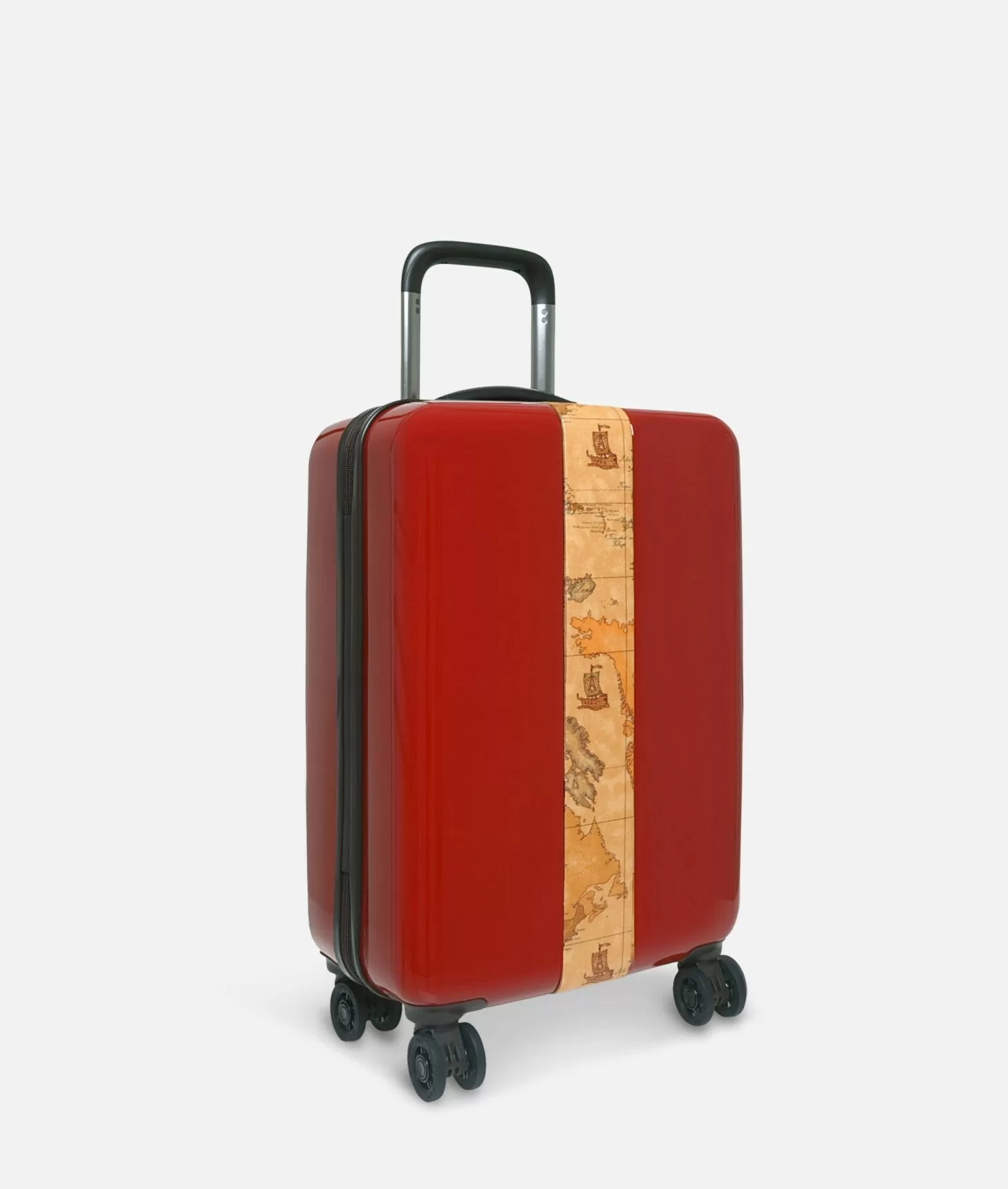 Alviero martini 1a classe Solid Case Trolley piccolo con Geo Classic Grande vendita