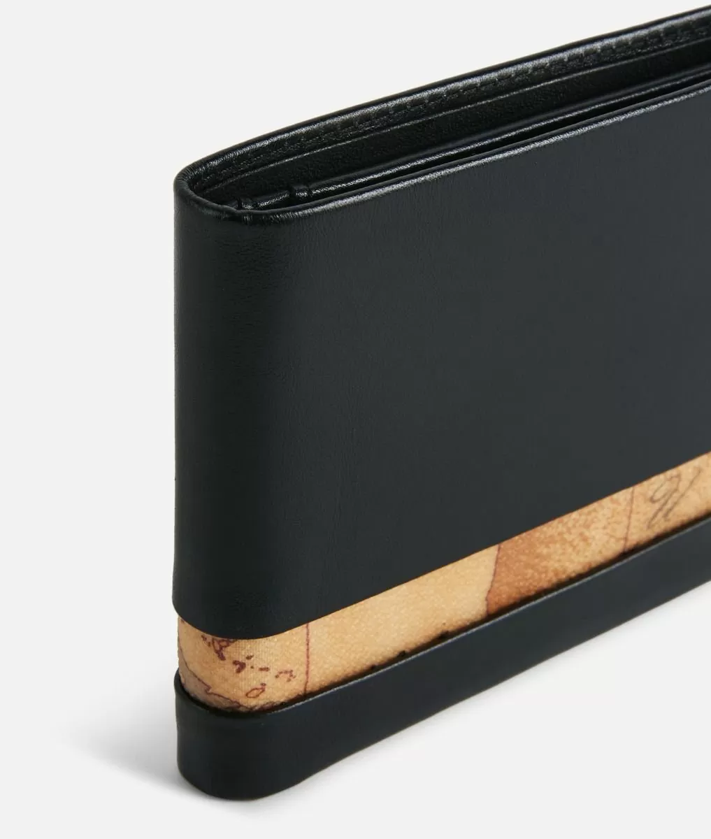 Alviero martini 1a classe Geo Classic portafoglio medio in pelle nero Offerta Anniversario