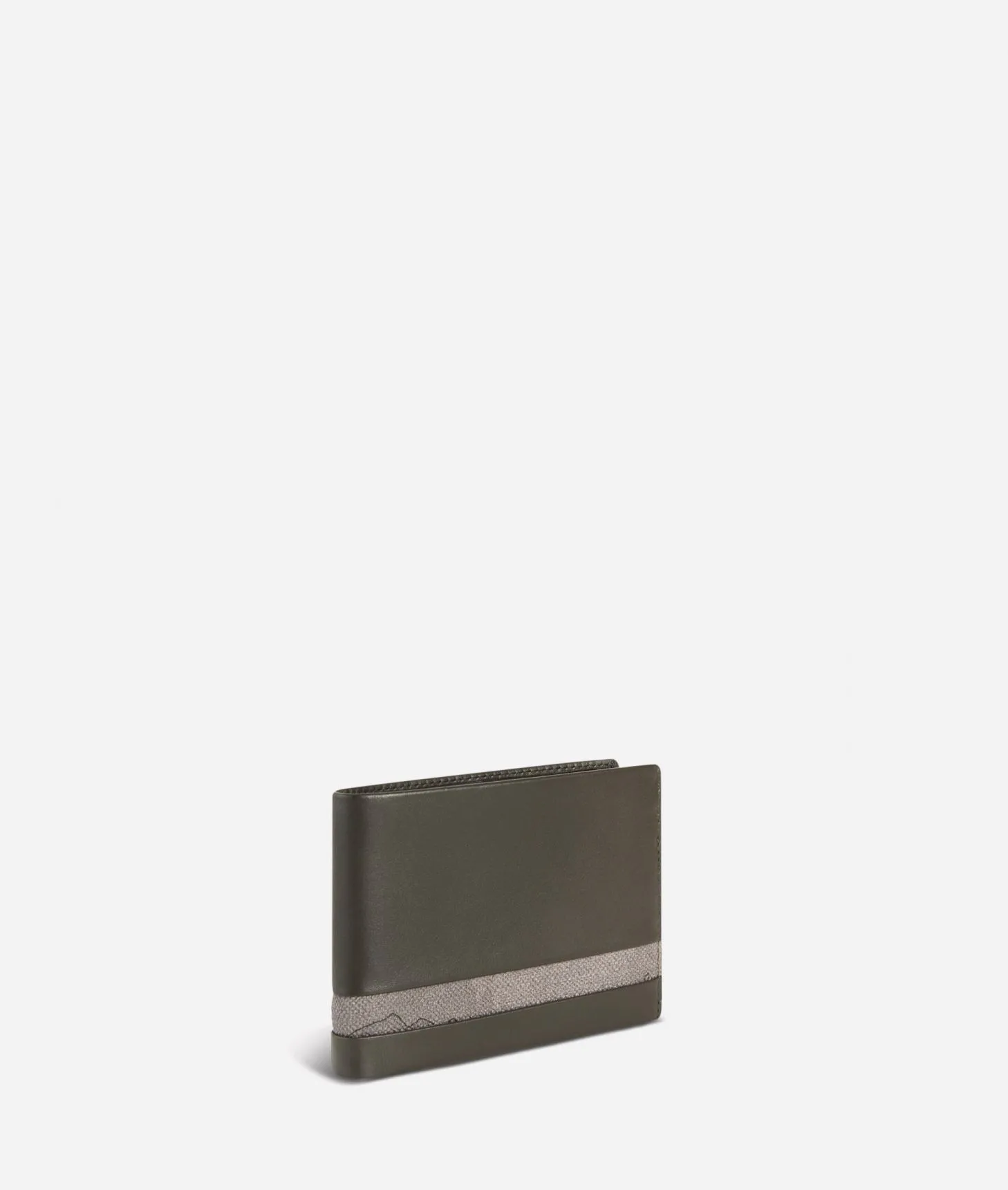 Alviero martini 1a classe Portafoglio piccolo in pelle rifinito in tessuto Geo Dark Online Outlet