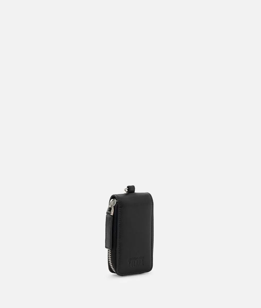 Alviero martini 1a classe Portachiavi ad astuccio in pelle Nero Ultimi due giorni