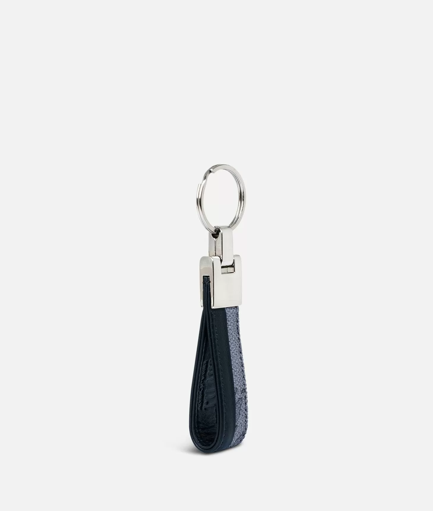 Alviero martini 1a classe Portachiavi ad anello in tessuto Geo Dark e pelle Fino al 65% di sconto