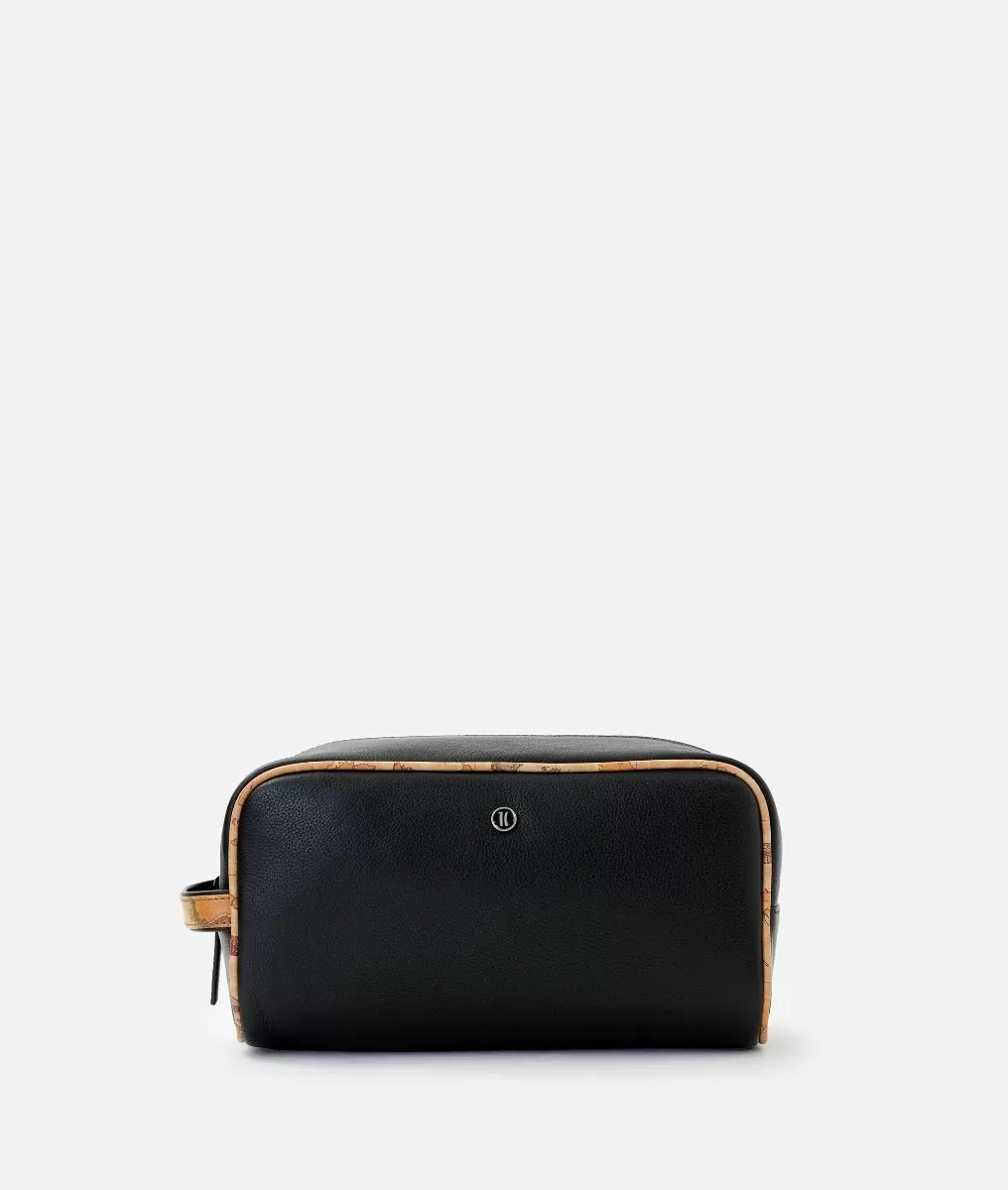 Alviero martini 1a classe Pouche in pelle con dettagli in stampa Geo Classic Nero 50% di sconto con spedizione gratuita
