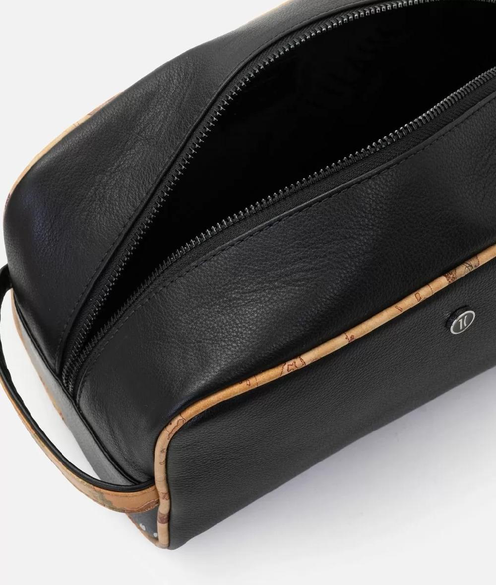 Alviero martini 1a classe Pouche in pelle con dettagli in stampa Geo Classic Nero 50% di sconto con spedizione gratuita